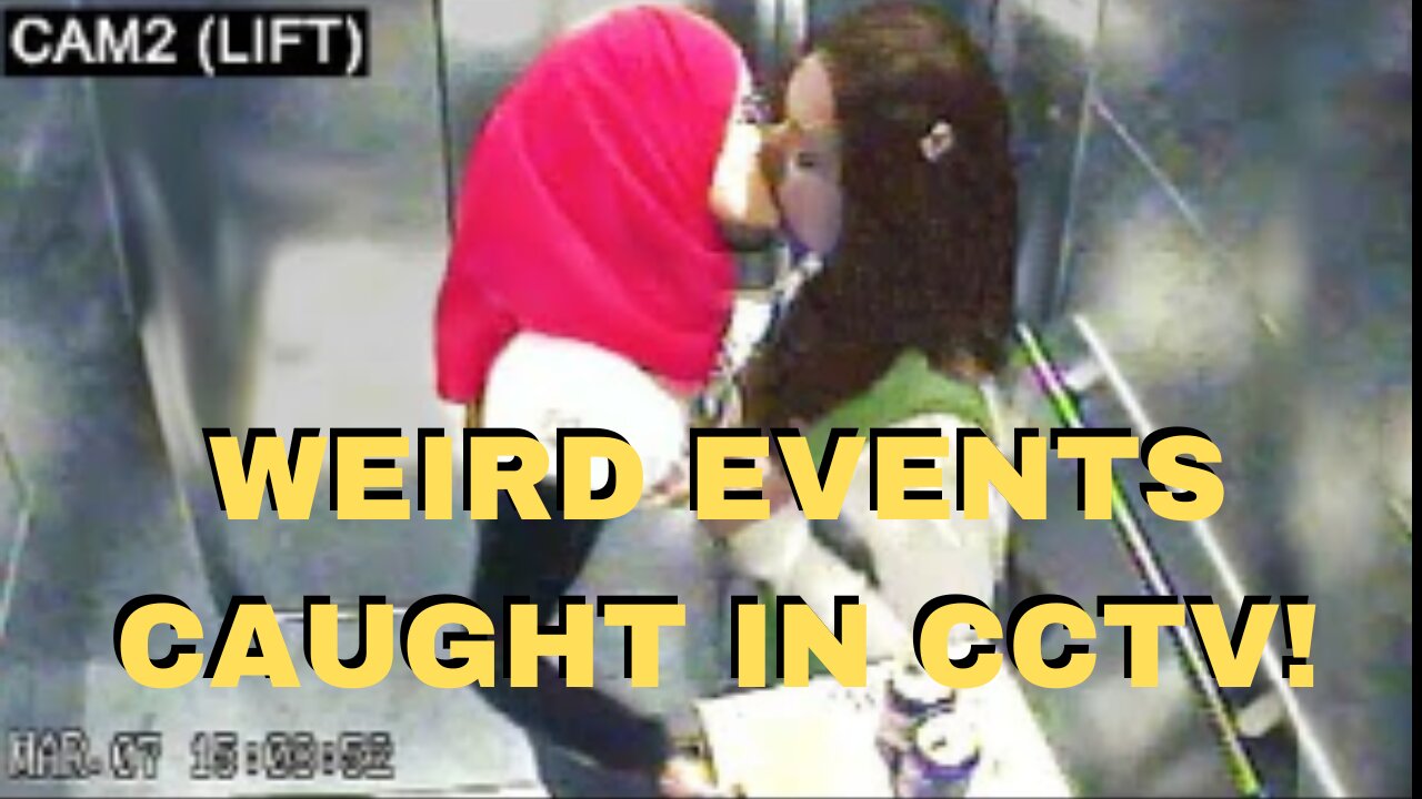 WEIRDEST THINGS CAUGHT ON SECURITY CAMERAS!