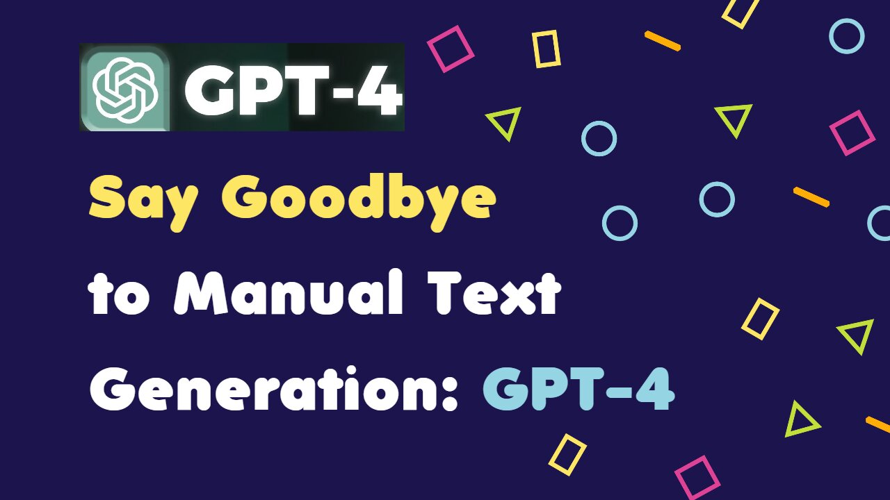 Unlocking the Power of GPT-4 | ChatGPT Just Got An Upgrade | What Is GPT4?