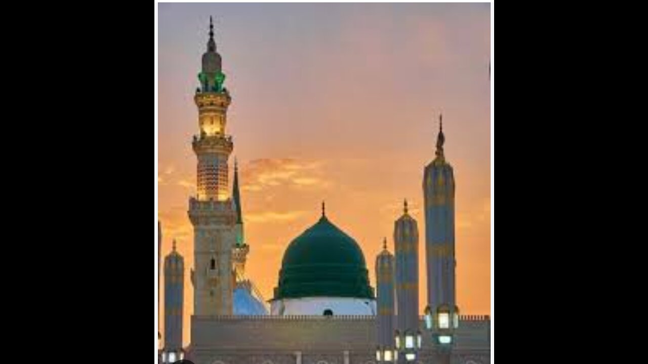 Beautiful interior of Masjid Nabawi