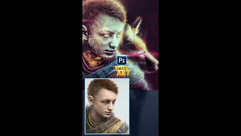 How To Edit GOD OF WAR's RAGNAROK LOKI In Photoshop. #photoshop #godofwarragnarok #lokiedit #MRHIRES