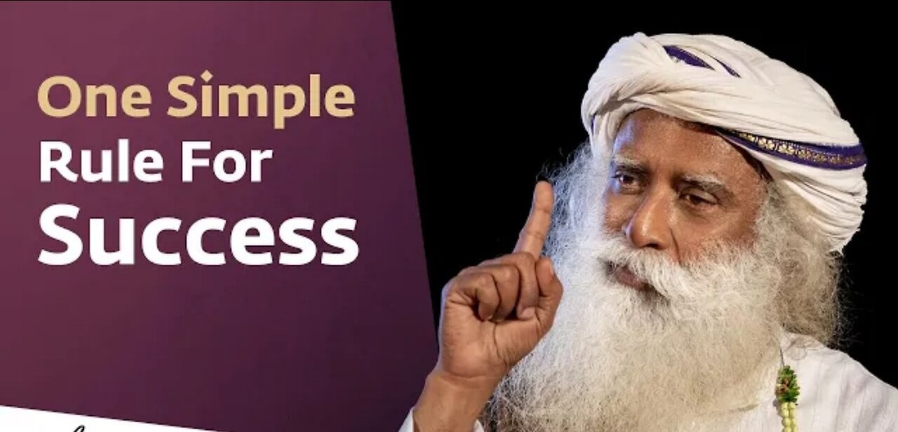 How to be really successful? Answer by Sadh Guru