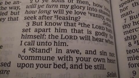 Psalm 4 KJV (take 13.Feb.2022)