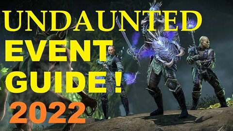 ESO Undaunted Celebration Event Guide 2022! - (OPAL Styles!) Elder Scrolls Online