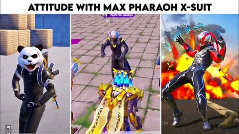 Attitude With Max Pharaoh X-Suit + New Mythics Outfits 🥵 | Part 91 | Xbot 2.0