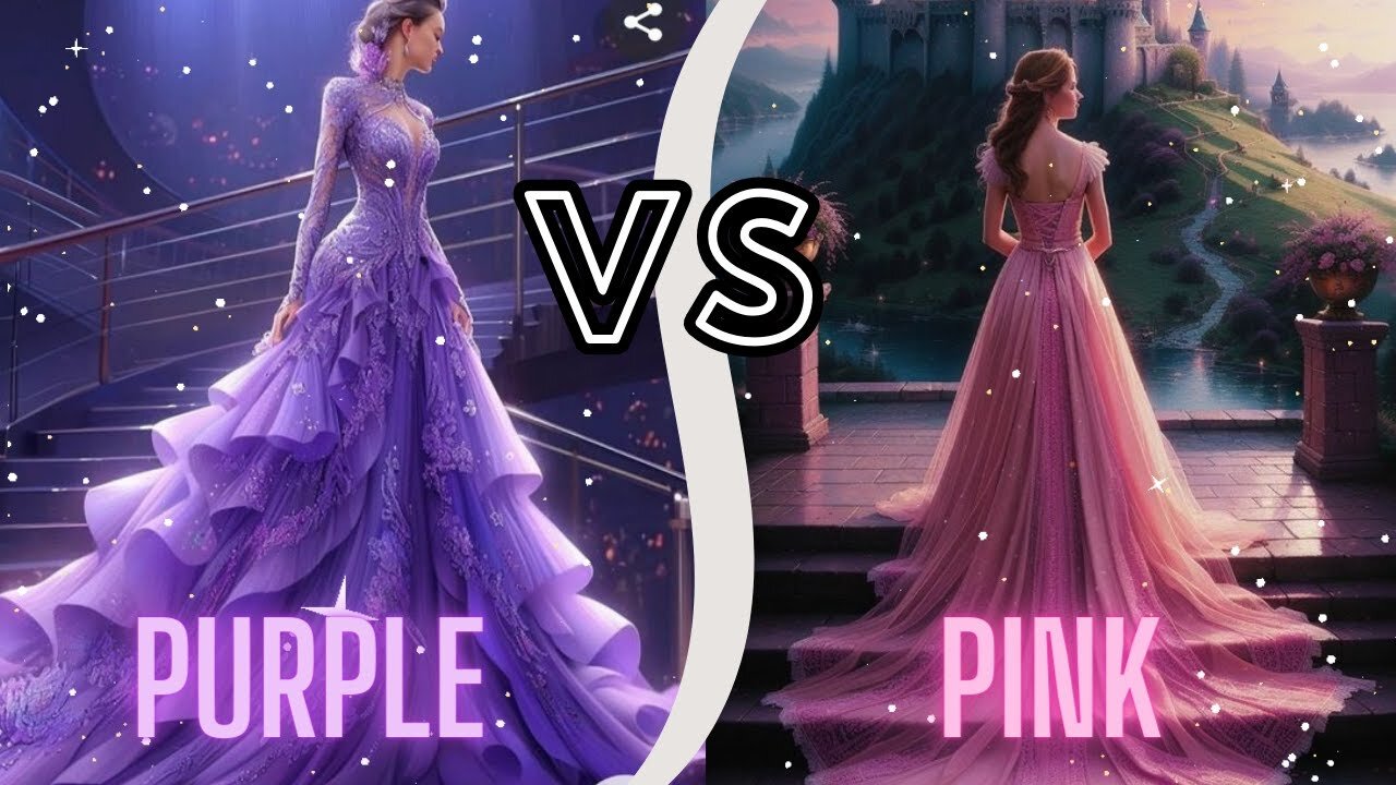 LISA OR LENA 🌷✨ Purple Vs Pink EDITION 💜💗 | Choose your colour 🔥#purple #pink #challenge #colour