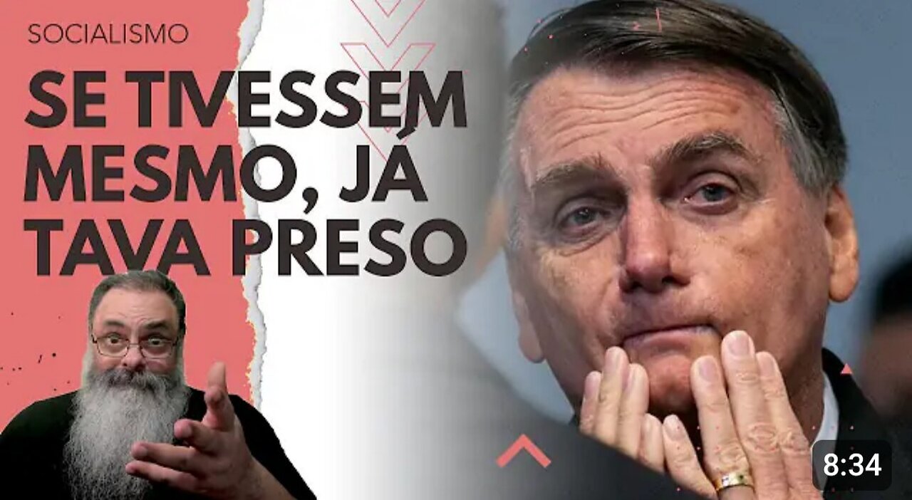 In Brazil, the system wants to ARREST BOLSONARO at any cost, but the truth is they DON'T WANT THAT