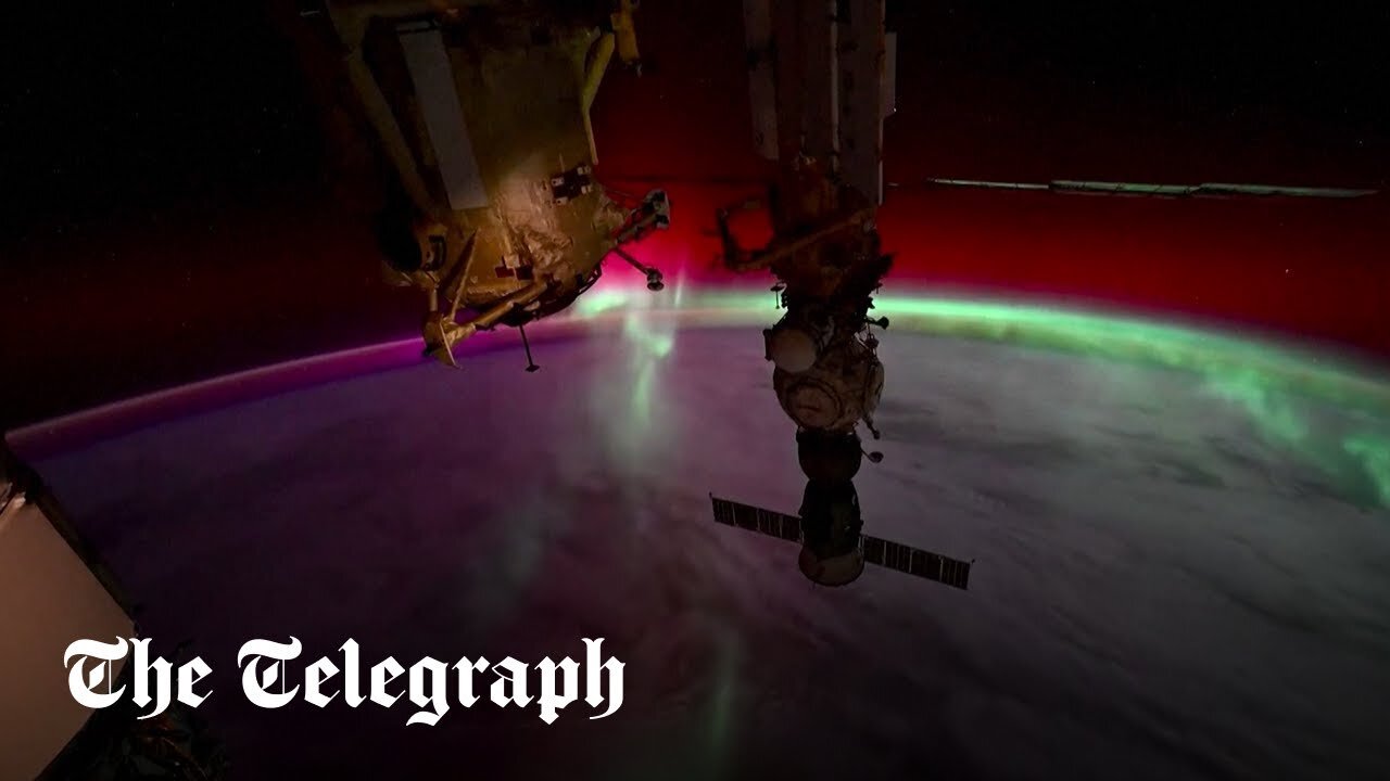 The Northern Lights from International Space Station