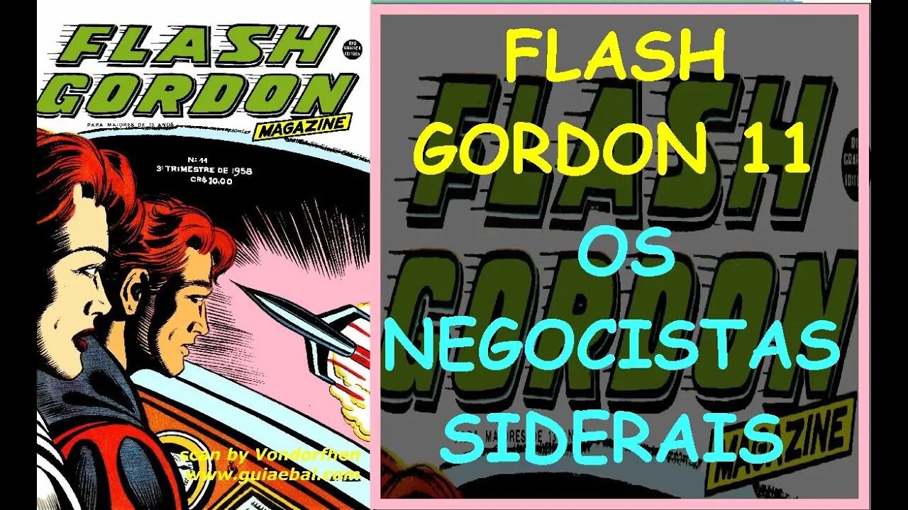 FLASH GORDON 11 OS NEGOCISTAS SIDERAIS #comics #gibi #quadrinhos #historieta #bandadesenhada