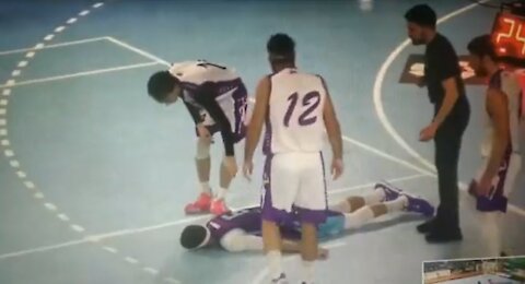 Oscar Cabrera, another collapsed basketball player