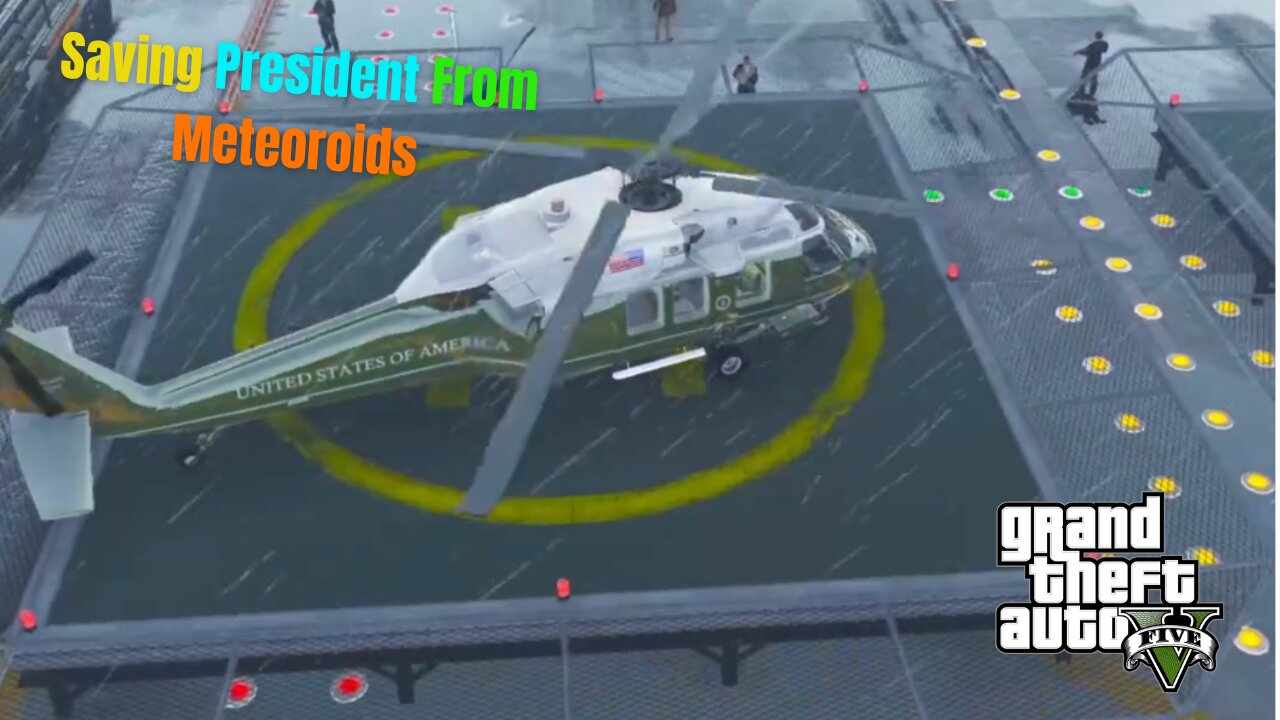 Saving President From MeteoroidsGTA5 GAMEPLAY #gta5 #gameplay #shodwegamers