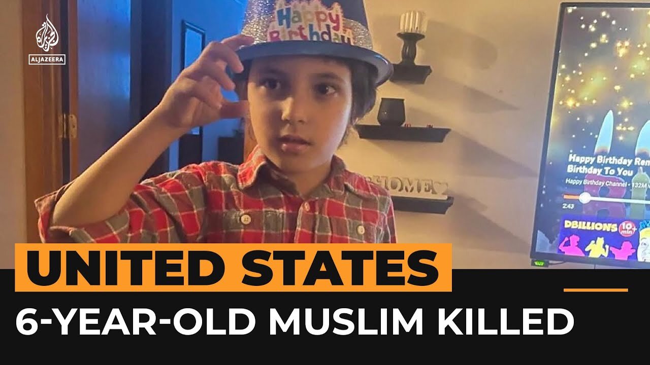 Muslim boy killed in US hate crime 'motivated by Israel-Hamas war' | Al Jazeera Newsfeed