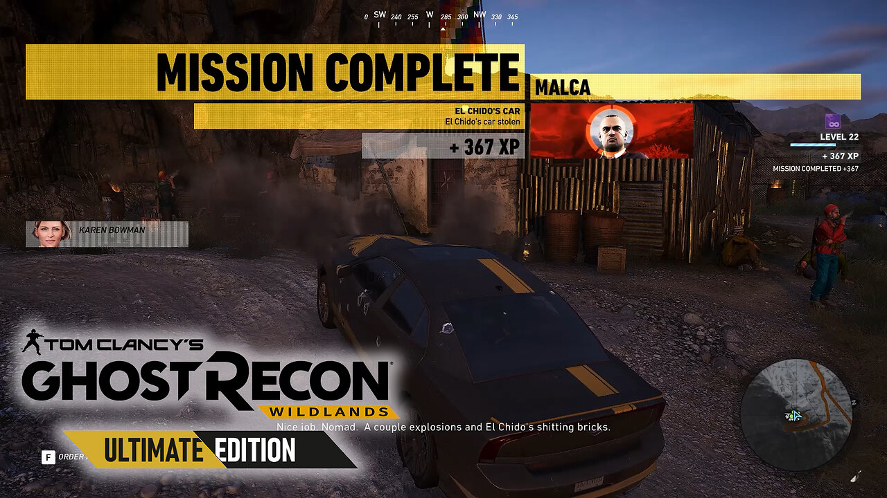 Ghost Recon Wildlands - Mission 4 - MALCA - [ EL CHIDOS CAR ]