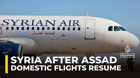 Syria's first domestic flight since the fall of Assad regime takes off from Damascus