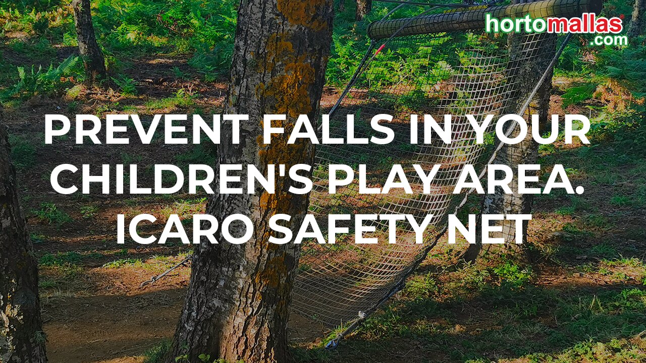 Prevent falls in your children's play area. ICARO® safety net.