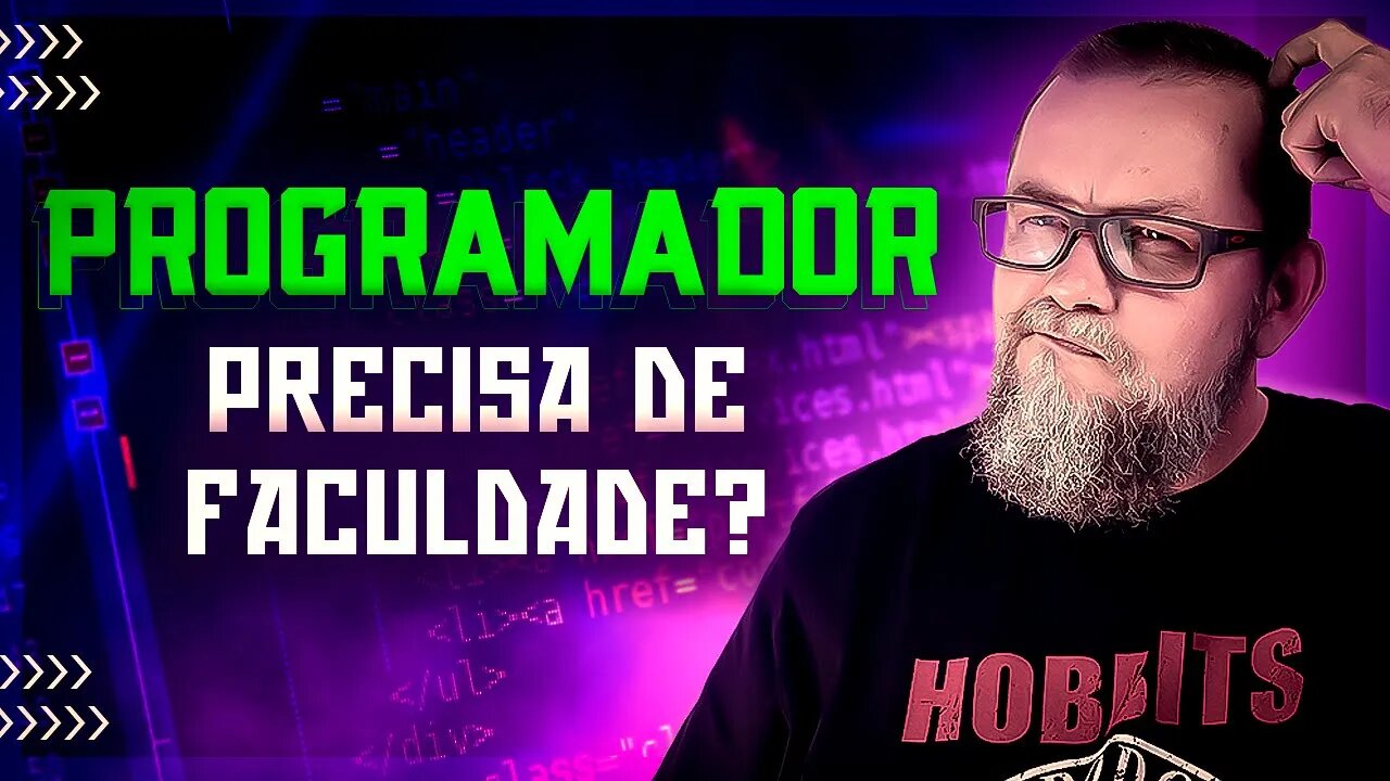 🎓 Preciso de Faculdade para ser Programador? 🤷‍♂️ - #58