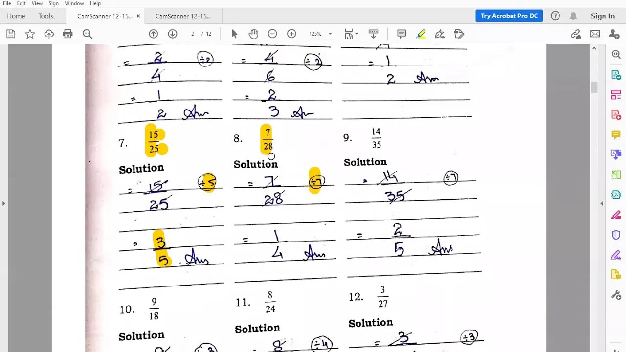Math A Class IV 15 12 2020 Revision