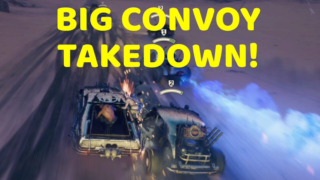 Biggest Convoy Takedown - Mad Max PC Gameplay