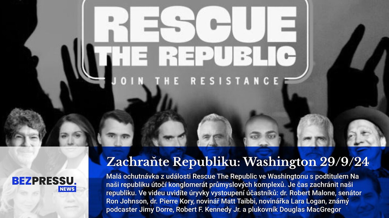 Zachraňte Republiku: Washington 29/9/24