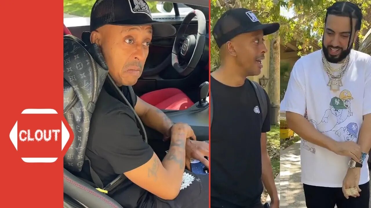 Gillie Da King Pulls Up On French Montana Gets A Tour Of His $20M Mansion & Luxury Car Collection!