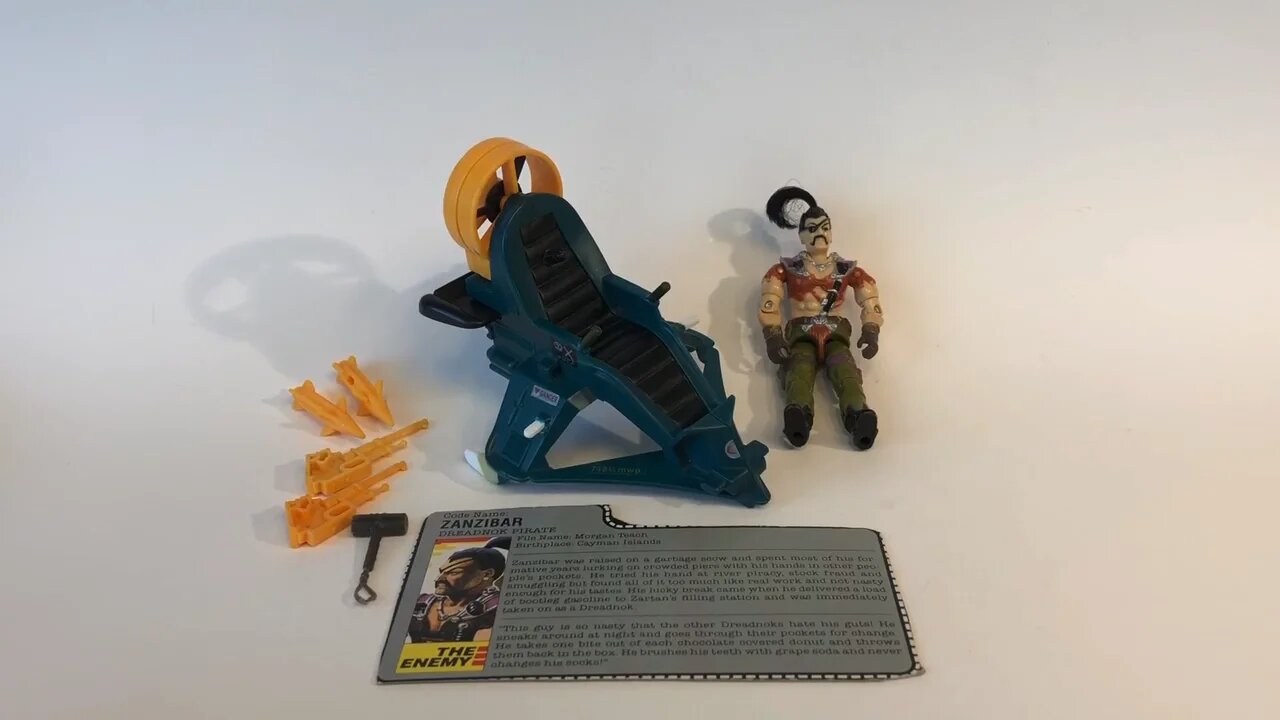 GI Joe Zanzibar Restoration Dreadnok Action Figure