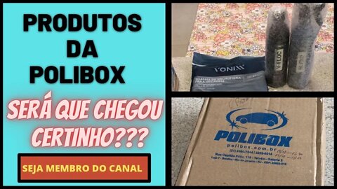 Unboxing da polibox veja como chegou produtos da Vonixx!