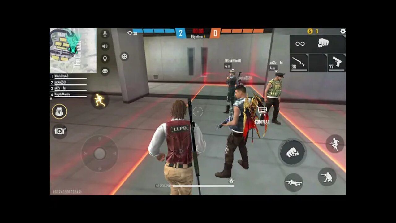 Nagito jogando freefas!