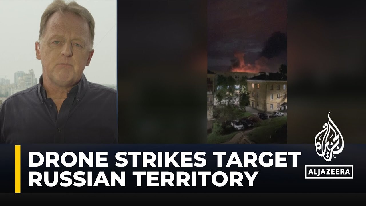 Drone strikes target Russian territory_ Ukraine launches major attack on Russia