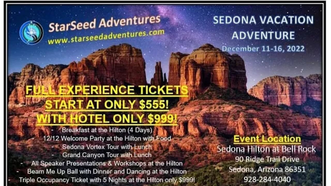 Sedona Upcoming Event December 11-16 2022