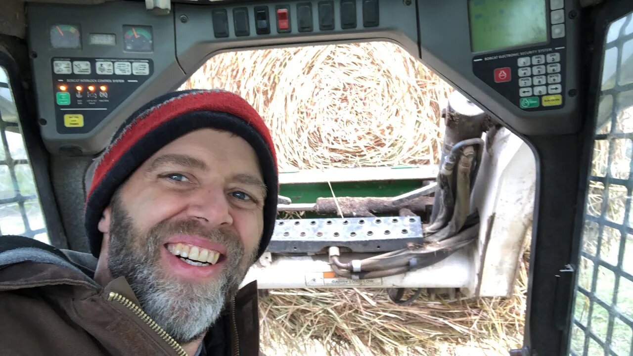 BEST METHOD. PLACE HAY TO IMPROVE THE PASTURE.