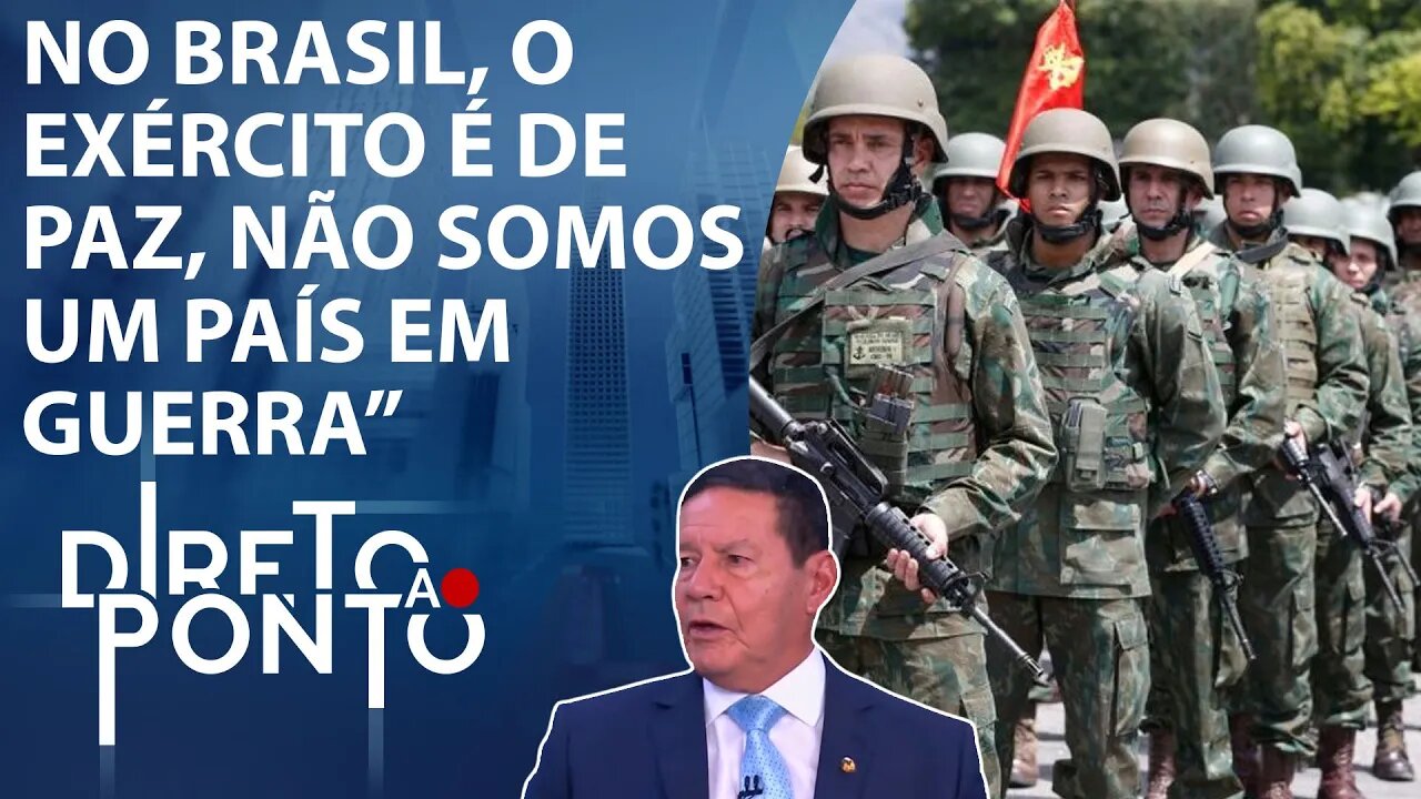 Hamilton Mourão analisa prós e contras da obrigatoriedade do serviço militar | DIRETO AO PONTO