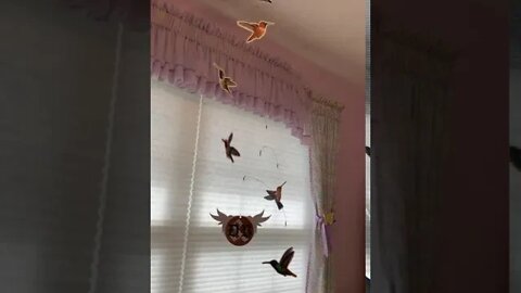 Paper Hummingbird Mobile 2