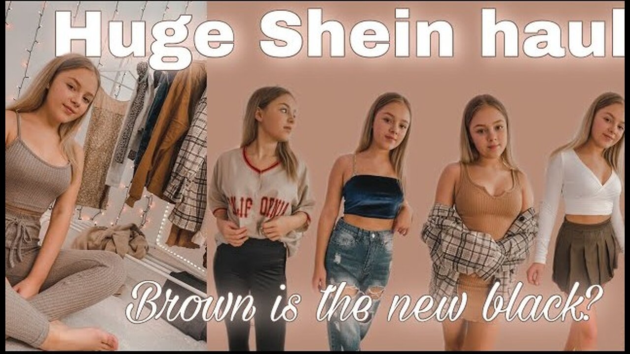 Huge Shein Haul! Brown aesthetic 🍂 hot and sexy 🔥🔥🔥❤️