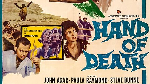 HAND OF DEATH 1962 Deadly Experiment Goes Wrong - A Formerly LOST film RESTORED FULL MOVIE HD & W/S