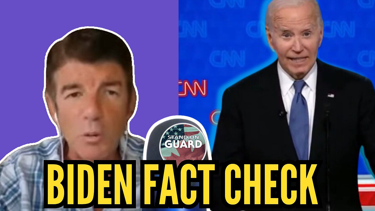 Fact Checking Joe Biden | David Krayden from Stand on Guard Fact Checks Biden