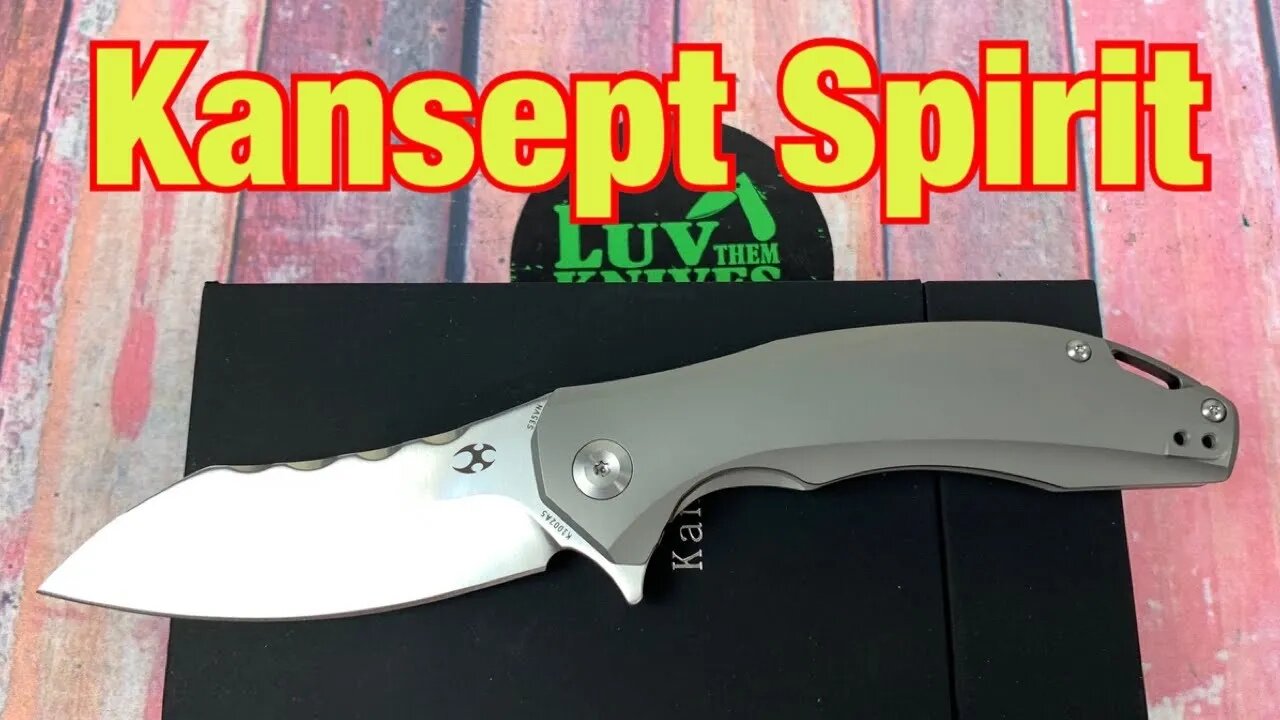 Kansept Spirit / includes disassembly / new offering from Kansept Knives