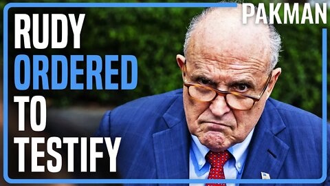 LOL: Rudy Giuliani Ordered to Testify in Georgia Fraud Probe