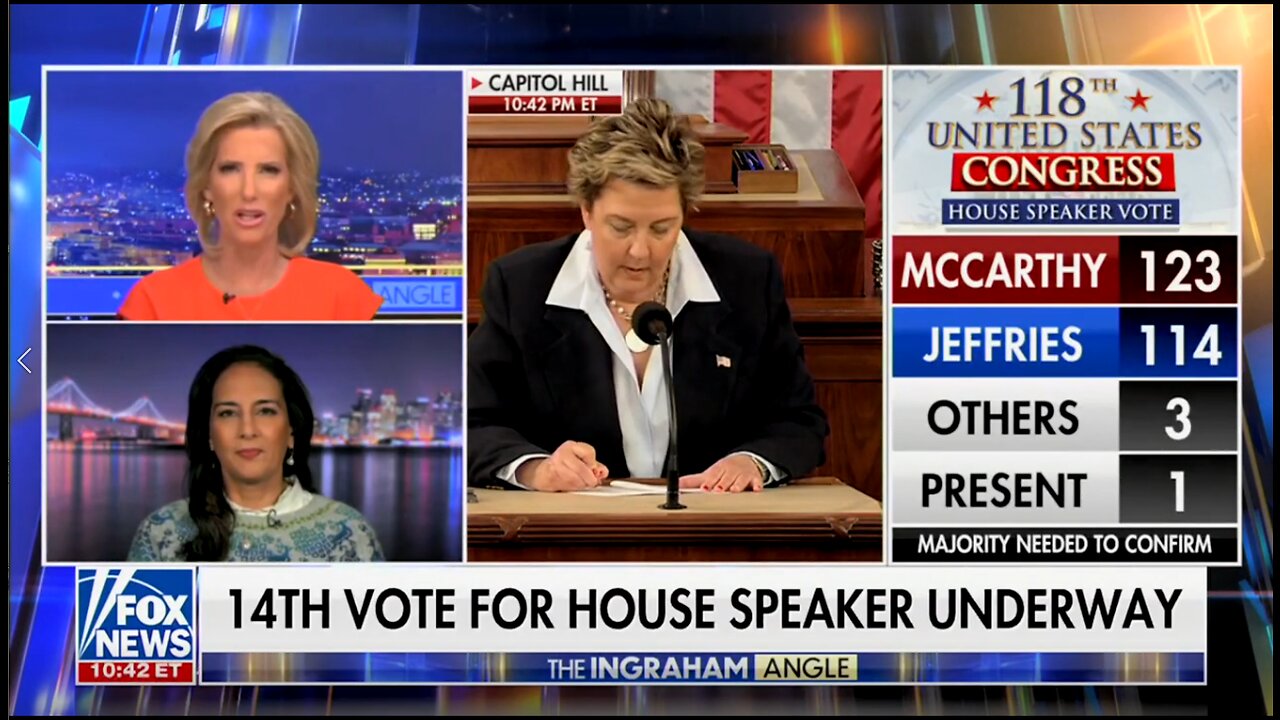 Harmeet Dhillon Joins Laura Ingraham on Panel to Discuss House Speakership Vote