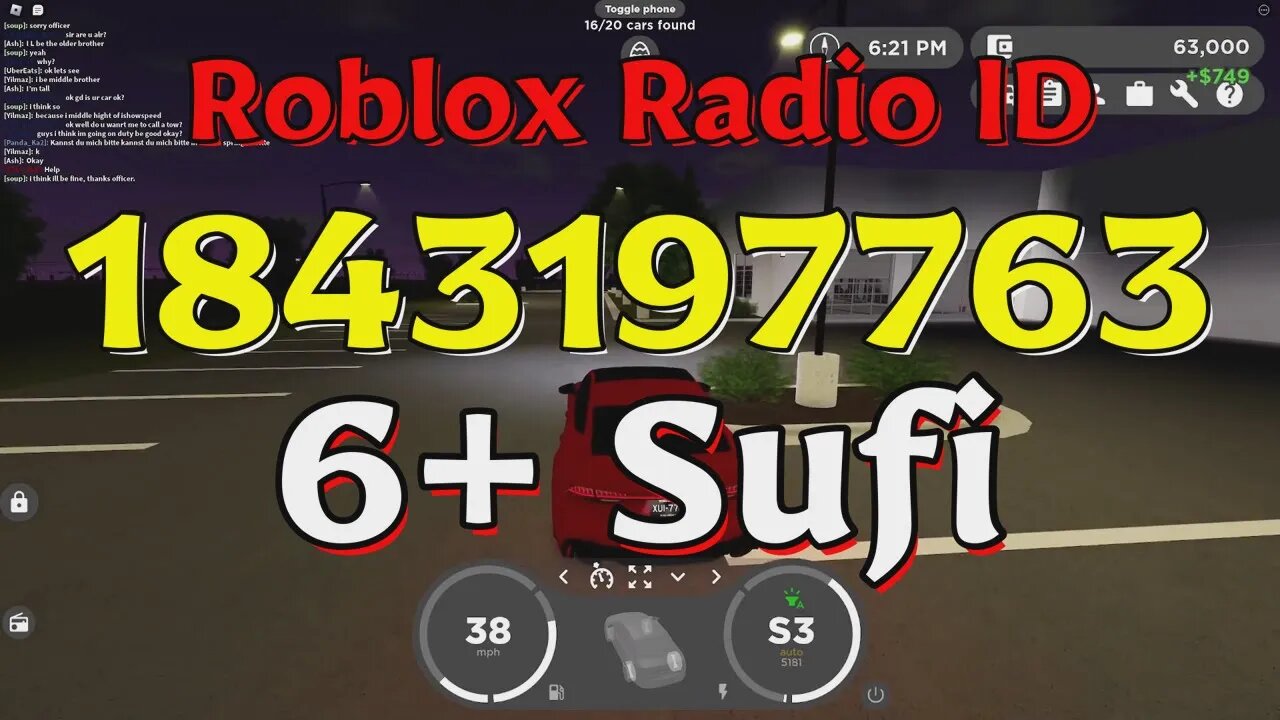 Sufi Roblox Radio Codes/IDs