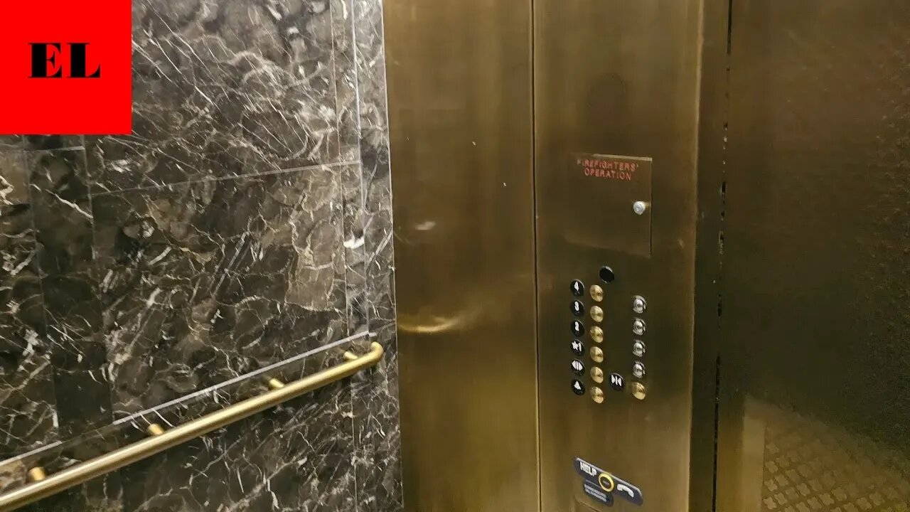 Classy 2009 Thyssenkrupp Synergy Traction Elevator - UT Ayres Hall (Knoxville, TN)