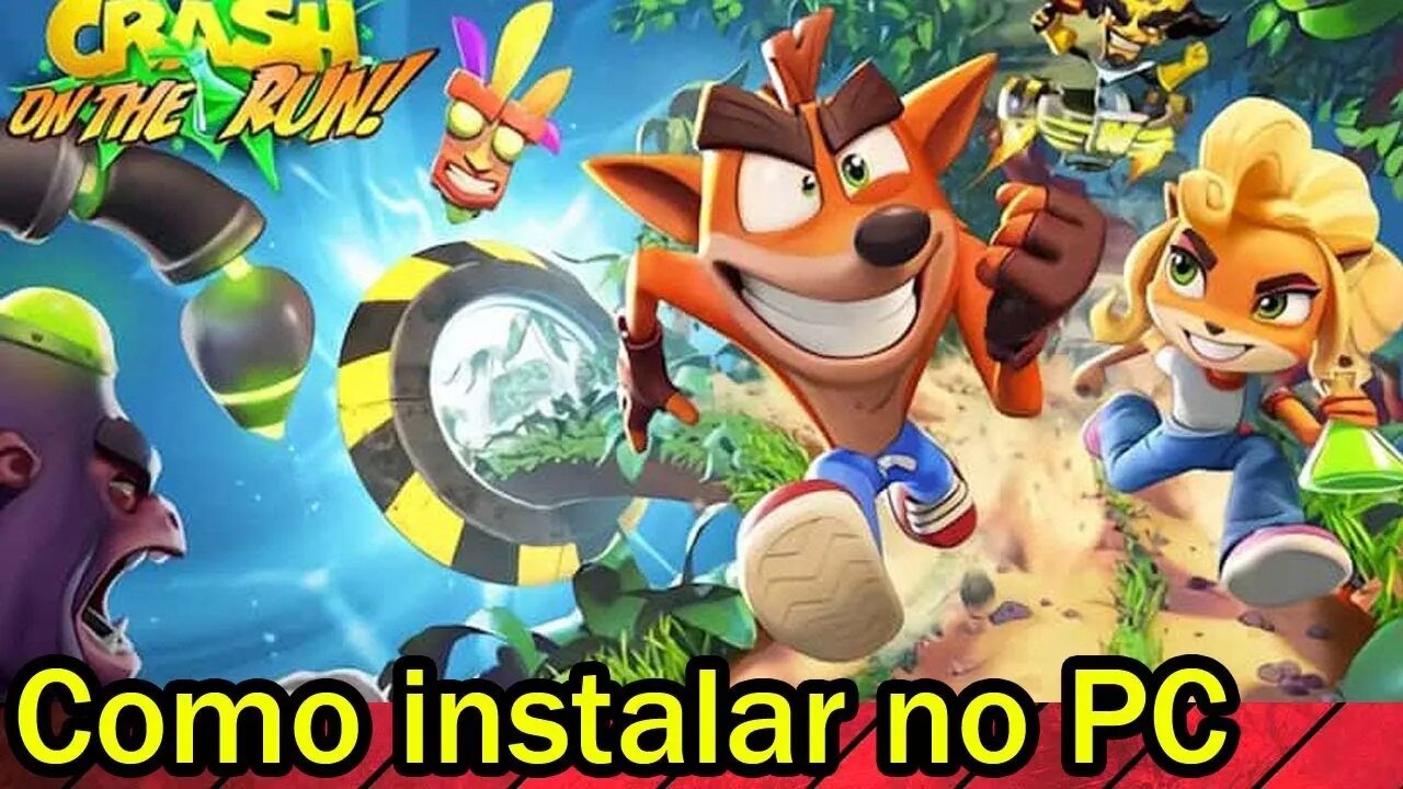 Crash Bandicoont on The Run Como jogar no PC