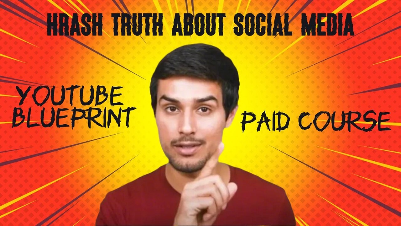 The Harsh Truth About Social Media | Youtube Blueprint | Dhruv Rathee