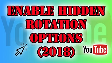 How to Rotate Uploaded YouTube Videos 2018 (HIDDEN FEATURES ENABLED!)