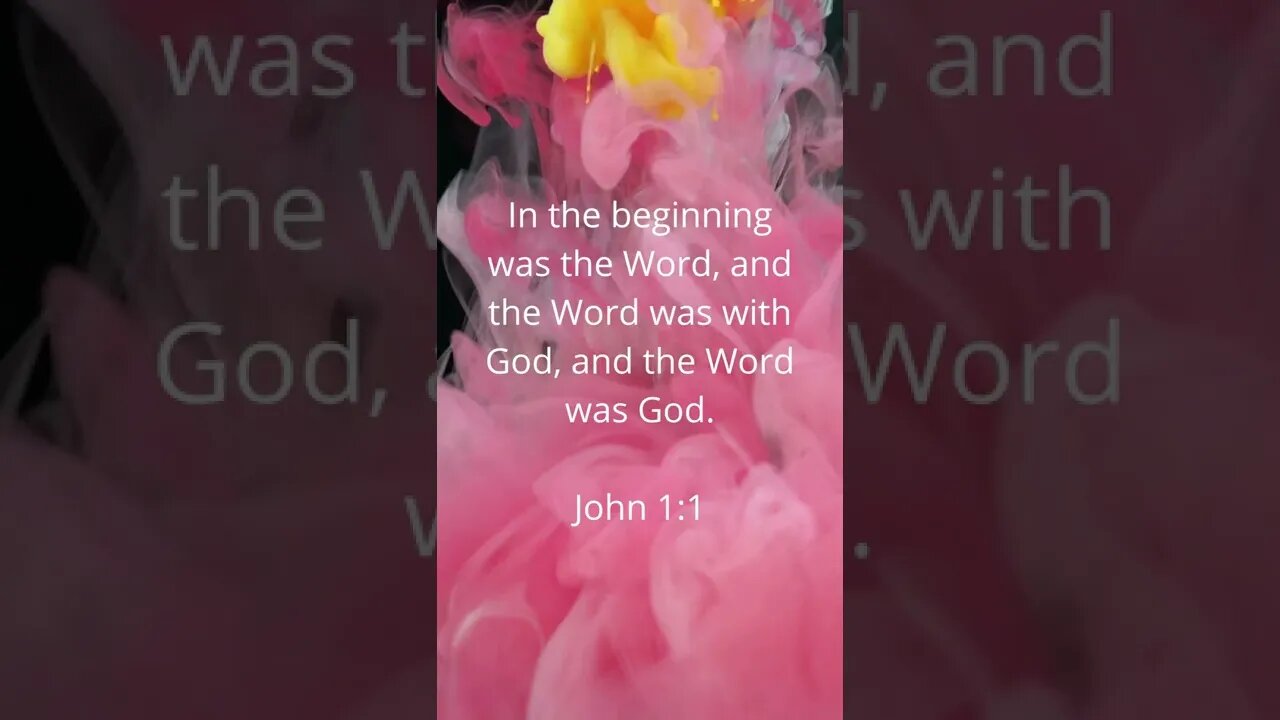 JESUS IS THE WORD OF GOD! | MEMORIZE HIS VERSES TODAY | John 1:1