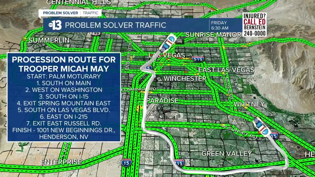 Funeral procession to impact Friday traffic