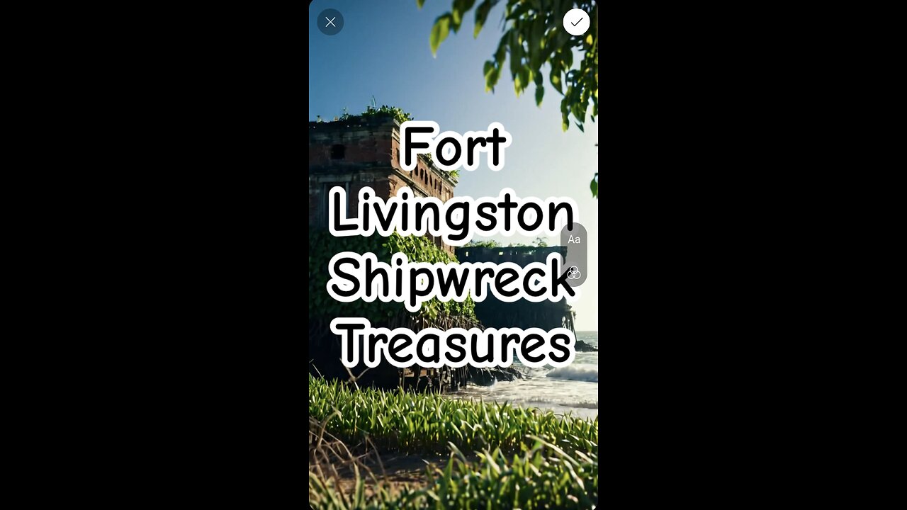 Fort Livingston shipwreck treasure short.