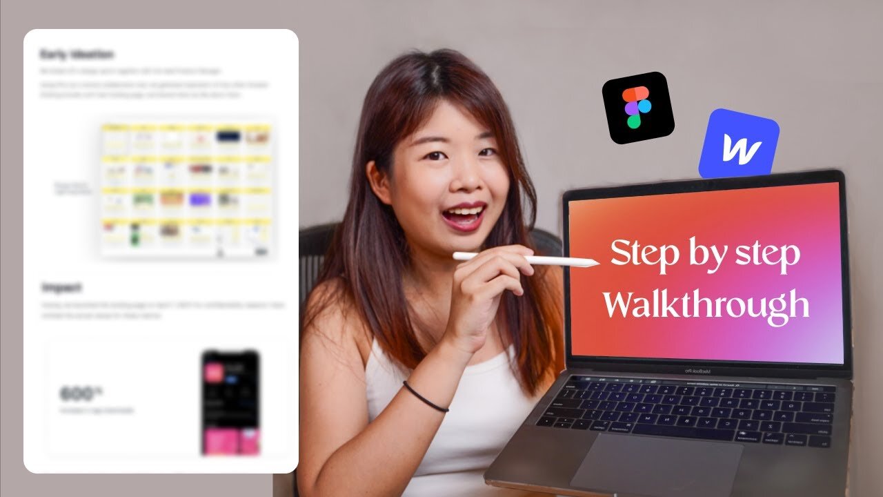 How to design your UI_UX case study _ Portfolio tips detailed walkthrough