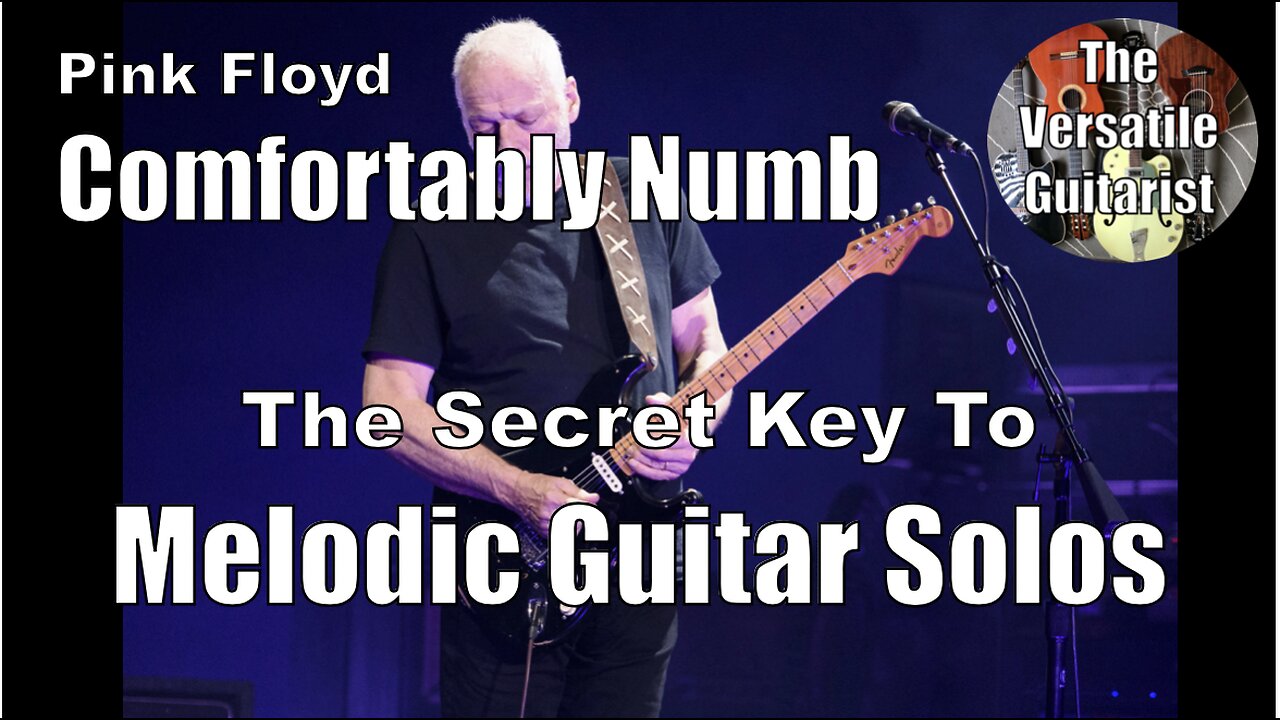 Guitar Lesson - SIMPLIFY the fretboard! - Comfortably Numb - David Gilmour Guitar Solo tutorial