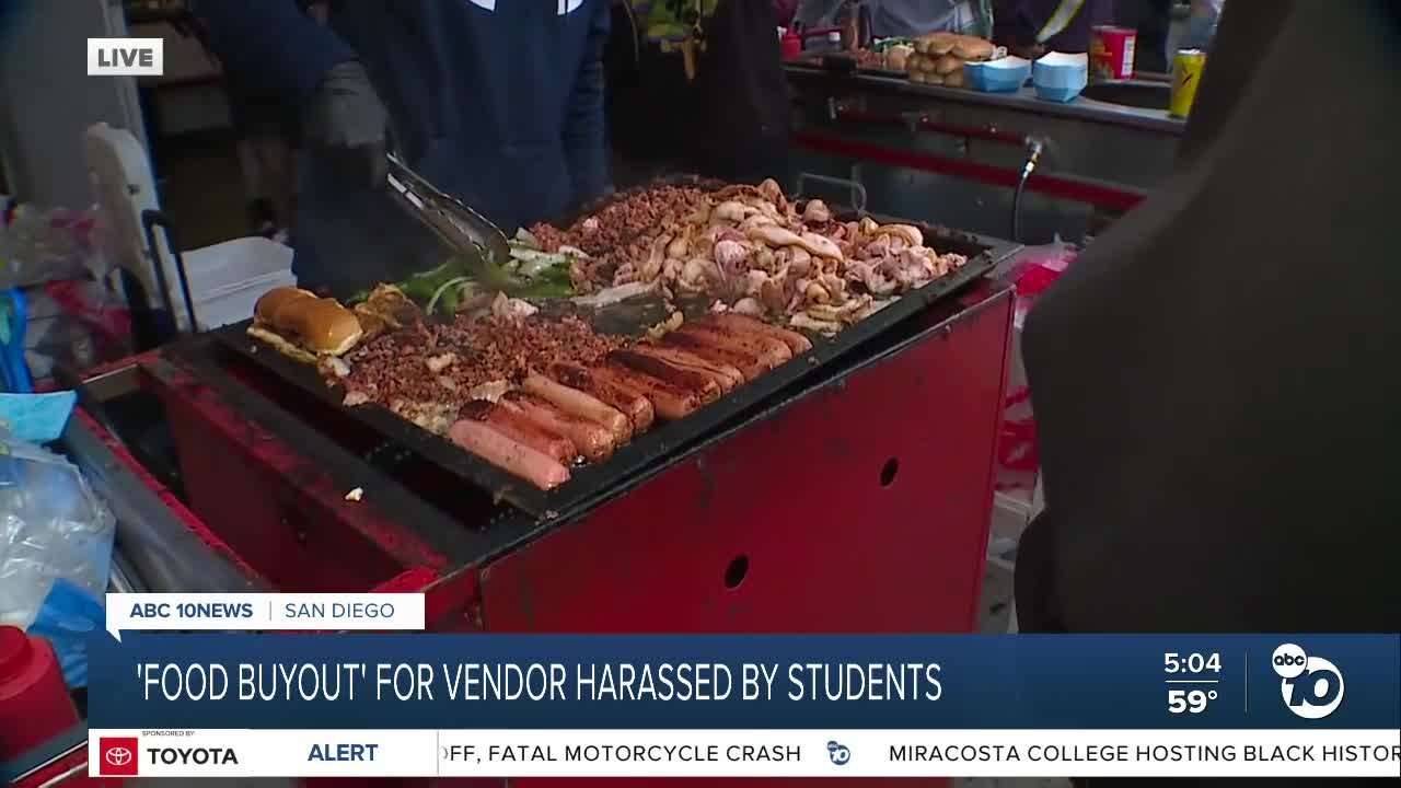 Community hosts "Food Buyout" event for vendor harassed by students