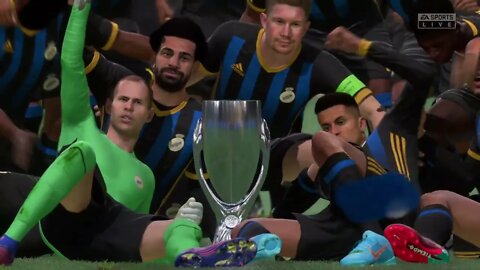 Beating AC Milan in the UEFA Super Cup Final FIFA 22