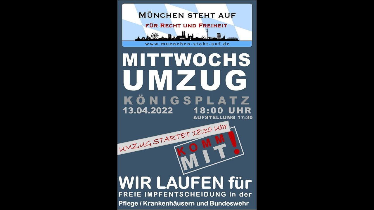 13.04.22 Mittwochsumzug München